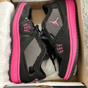 Nike Kids Shoes Black and Pink